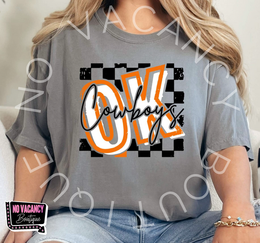 Orange Oklahoma Tee